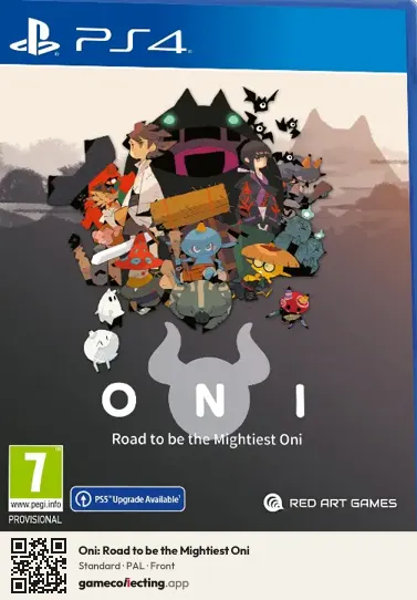 Oni: Road to be the Mightiest Oni PlayStation 4, PAL box front