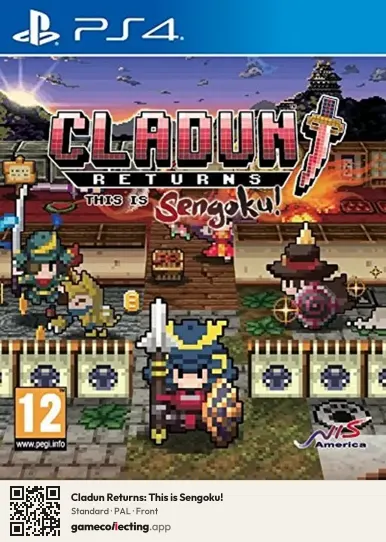 Cladun Returns: This is Sengoku! PlayStation 4, PAL box front