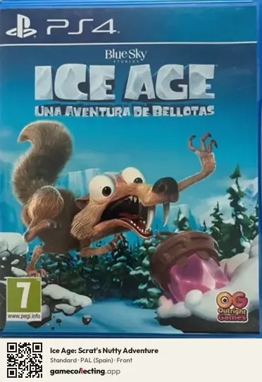 Ice Age: Scrat's Nutty Adventure PlayStation 4, Spain box front