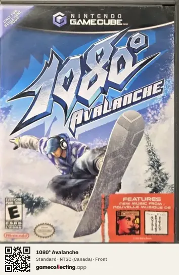 1080° Avalanche Nintendo GameCube, Canada box front