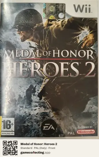 Medal of Honor: Heroes 2 Nintendo Wii, Italy box front
