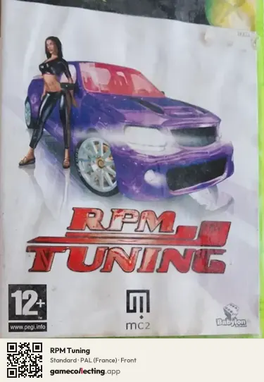 RPM Tuning Xbox, France box front