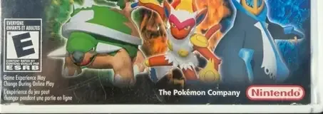 Pokémon Battle Revolution, the ESRB box on its front