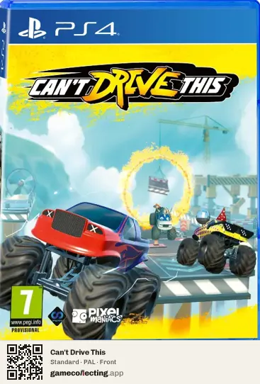Can't Drive This PlayStation 4, PAL box front