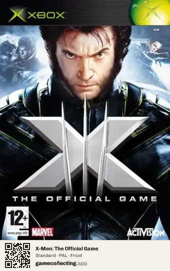 X-Men: The Official Game Xbox, PAL box front