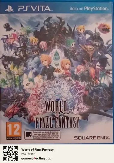 World of Final Fantasy PlayStation Vita, PAL box front