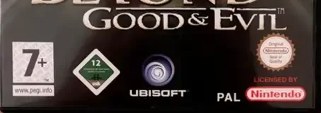 Beyond Good & Evil, the PEGI square on its front