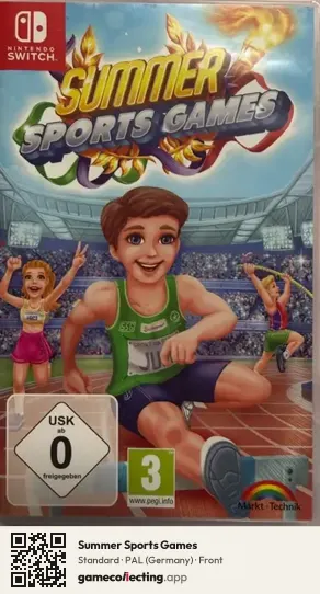 Summer Sports Games Nintendo Switch, Germany box front