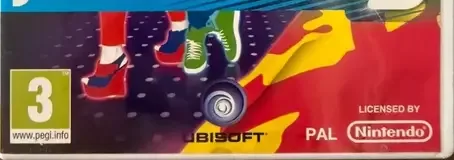 Just Dance 3, the PEGI square on its front