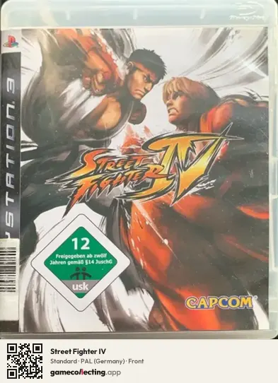 Street Fighter IV PlayStation 3, Germany box front