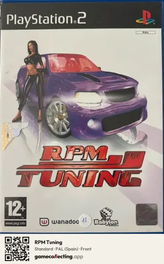 RPM Tuning PlayStation 2, Spain box front