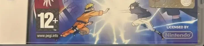 Naruto Shippuden: Ninja Destiny 2, the PEGI square on its front