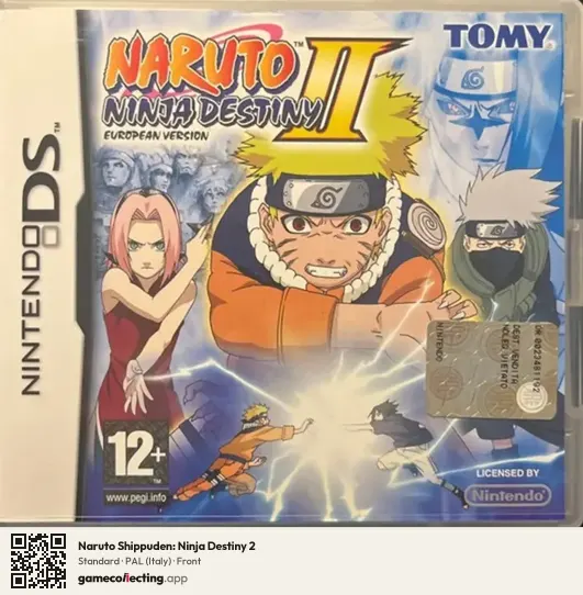 Naruto Shippuden: Ninja Destiny 2 Nintendo DS, Italy box front