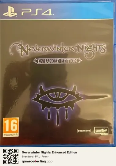 Neverwinter Nights: Enhanced Edition PlayStation 4, PAL box front