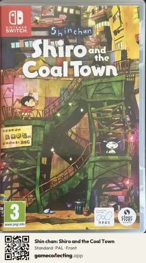 Shin chan: Shiro and the Coal Town Nintendo Switch, PAL box front