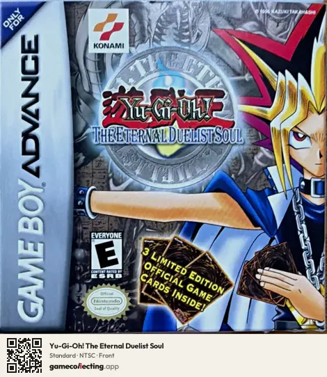 Yu-Gi-Oh! The Eternal Duelist Soul Game Boy Advance, NTSC box front