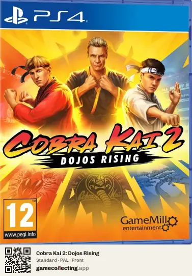 Cobra Kai 2: Dojos Rising PlayStation 4, PAL box front