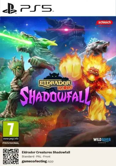 Eldrador Creatures Shadowfall PlayStation 5, PAL box front