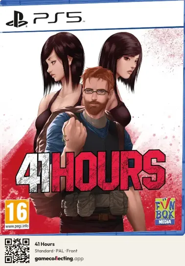41 Hours PlayStation 5, PAL box front