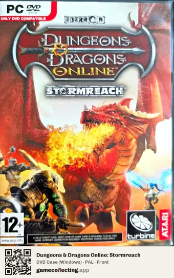 Dungeons & Dragons Online: Stormreach Computer, PAL box front