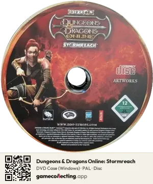 Dungeons & Dragons Online: Stormreach Computer, PAL disc