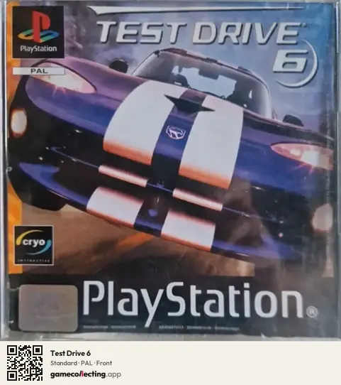 Test Drive 6 PlayStation, PAL box front