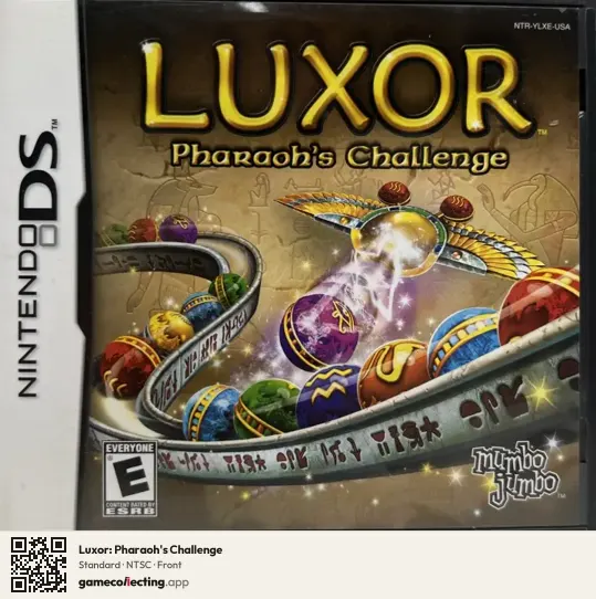 Luxor: Pharaoh's Challenge Nintendo DS, NTSC box front