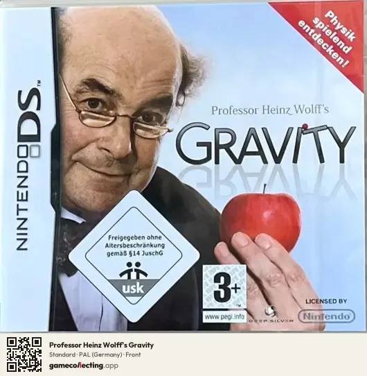 Professor Heinz Wolff's Gravity Nintendo DS, Germany box front