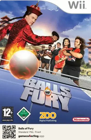 Balls of Fury Nintendo Wii, PAL box front