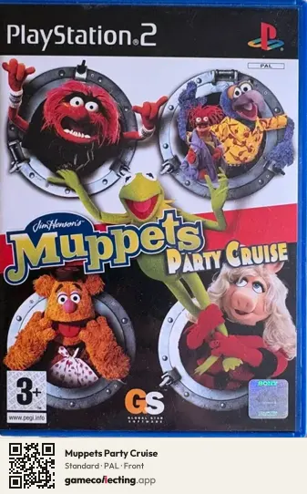 Muppets Party Cruise PlayStation 2, PAL box front