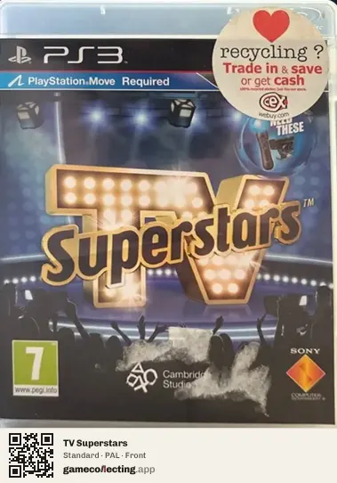 TV Superstars PlayStation 3, PAL box front