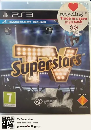TV Superstars PlayStation 3, PAL box front