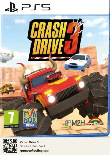 Crash Drive 3 PlayStation 5, PAL box front