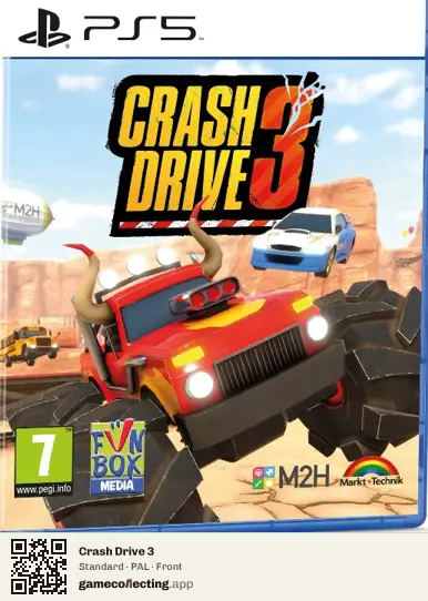 Crash Drive 3 PlayStation 5, PAL box front