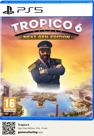 Tropico 6 PlayStation 5, PAL box front