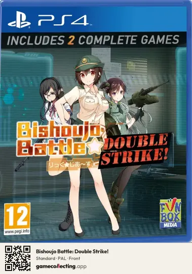 Bishoujo Battle: Double Strike! PlayStation 4, PAL box front