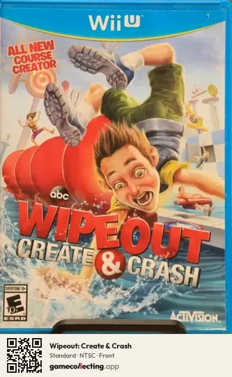 Wipeout: Create & Crash Nintendo Wii U, NTSC box front