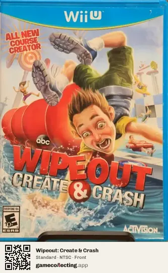 Wipeout: Create & Crash Nintendo Wii U, NTSC box front
