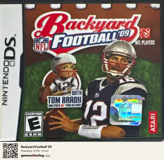Backyard Football '09 Nintendo DS, NTSC box front