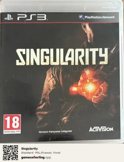 Singularity PlayStation 3, France box front