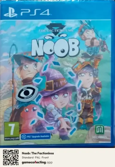 Noob: The Factionless PlayStation 4, PAL box front