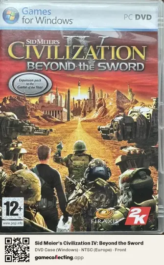 Sid Meier's Civilization IV: Beyond the Sword Computer, Europe box front