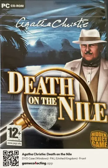 Agatha Christie: Death on the Nile Computer, United Kingdom box front