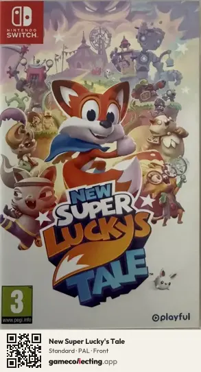 New Super Lucky's Tale Nintendo Switch, PAL box front