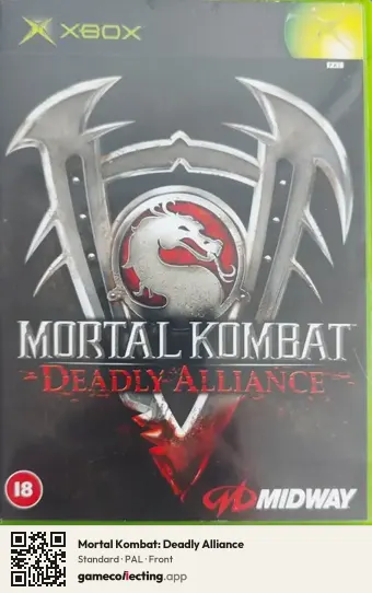 Mortal Kombat: Deadly Alliance Xbox, PAL box front