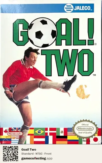 Goal! Two Nintendo Entertainment System, NTSC box front