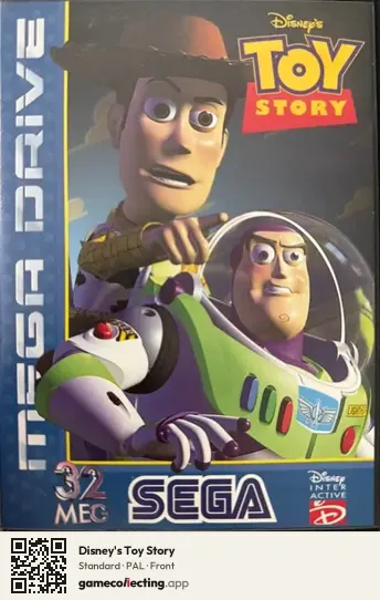 Disney's Toy Story Sega Mega Drive / Genesis, PAL box front