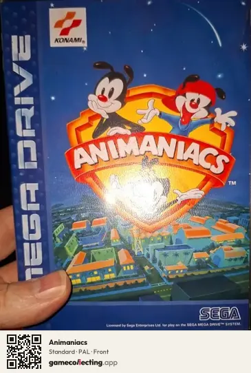 Animaniacs Sega Mega Drive / Genesis, PAL box front