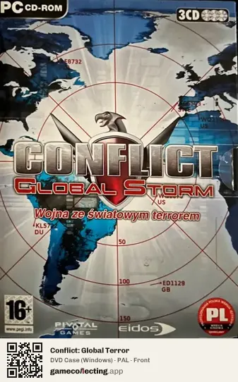 Conflict: Global Terror Computer, PAL box front