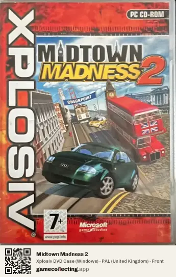 Midtown Madness 2 Computer, United Kingdom box front
